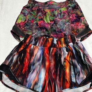 Lululemon Lot of 2 Running hottie shorts - size 6Tall